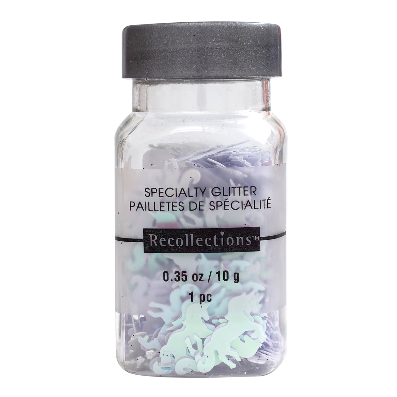 12 Pack: Unicorn Shaped Glitter by Recollections™
